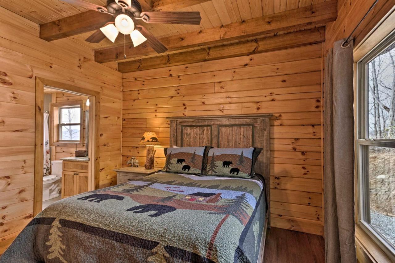 Elevated Cabin Bordering Smoky Mountain Natl Park Bryson City Exterior photo